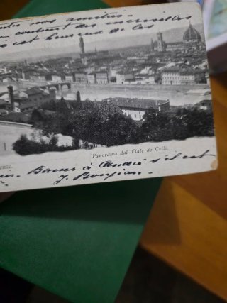 Cartolina Firenze 1903 destinatario famoso