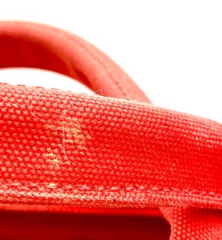 Bolso Tote Prada Canapa Bijoux Rojo