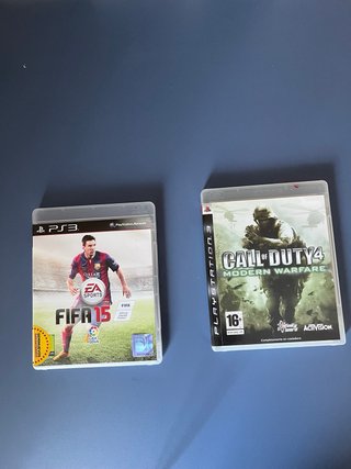 Lote PS3: FIFA 15 y Call of Duty 4
