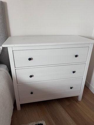 Cómoda IKEA HEMNES Blanca 3 cajones