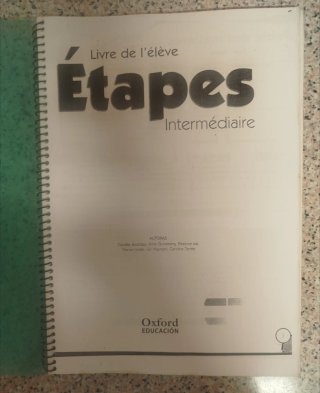 LIBRO ÈTAPES INTERMÈDIAIRE LIVRE DE L’ELÈVE