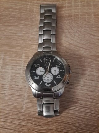 Reloj Viceroy Hombre Negro y Plateado