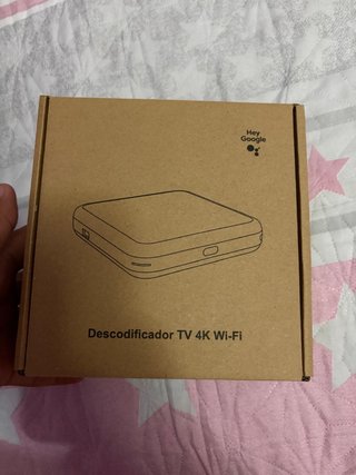 Descodificador TV 4K Google Wi-Fi
