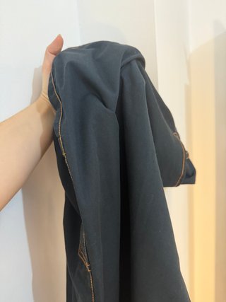 Pantalón denim y naranja estilo de trabajo M