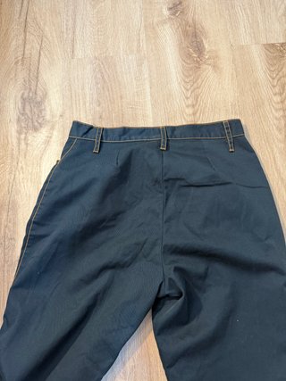 Pantalón denim y naranja estilo de trabajo M