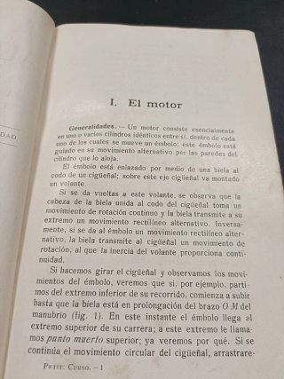 Libro antiguo sobre el automóvil. 1932.