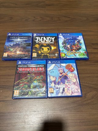 Lote Juegos PS4 Precintados (60 euros/unidad)