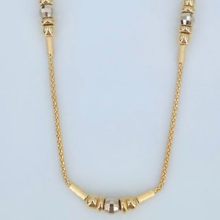 Cadena de Oro 18k - (750), 43cm, 7.95gr, Topo