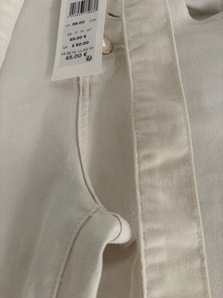 Conjunto Morgan Pantalón Blanco y Jersey Rojo