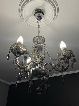 Lámpara de araña de cristal