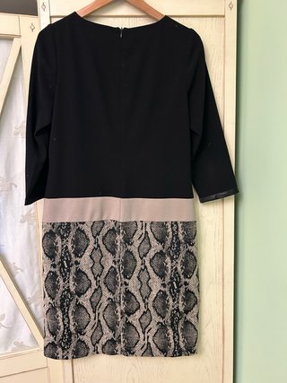 Vestido con estampado animal