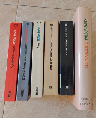 Lote de 6 Novelas de WILBUR SMITH Libros Nuevos