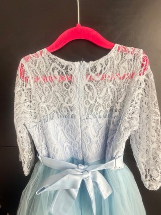 Disfraz de Princesa Azul y Blanco
