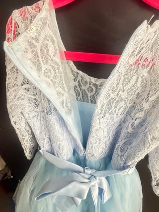Disfraz de Princesa Azul y Blanco