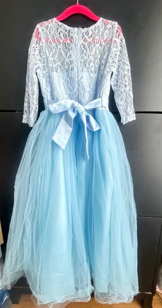 Disfraz de Princesa Azul y Blanco