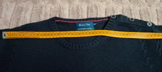 Jersey Massimo Dutti Azul Marino. Talla XL / XXL