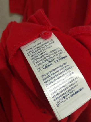 Polo Tommy Hilfiger rossa