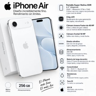 IPHONE AIR 256GB BAT100%//GARANTÍA!!CAMBIO!!!