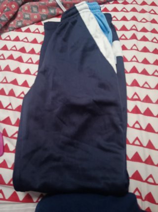 Pantalón de chándal azul y blanco Theresia