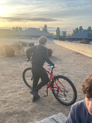 Bicicleta de Montaña Roja