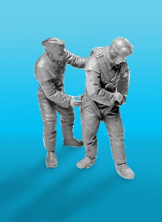 Maqueta avión CASA Bücker 131D +3 cadetes 1/32 ICM