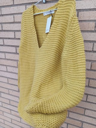 Jersey Zara Knit Amarillo Talla M