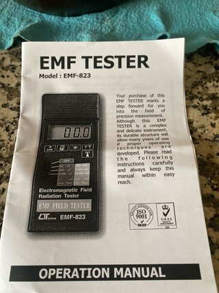 Medidor Campos Electromagnéticos Lutron EMF-823