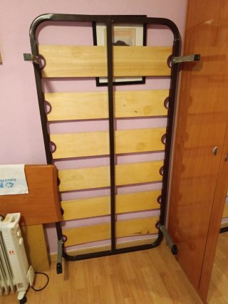 Somier de lamas con patas medidas 1,80×90×30
