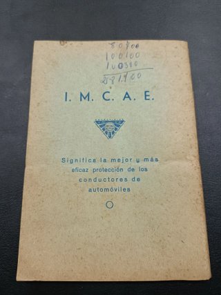 Libro antiguo guía nacional de conductores.