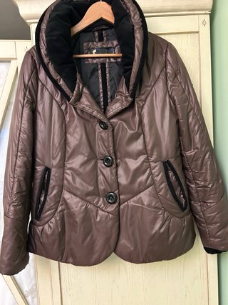 Chaqueta Acolchada Marrón