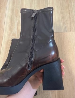 Botas Stradivarius Marrón Chocolate