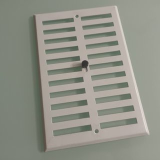 NUEVA. Rejilla de ventilación blanca