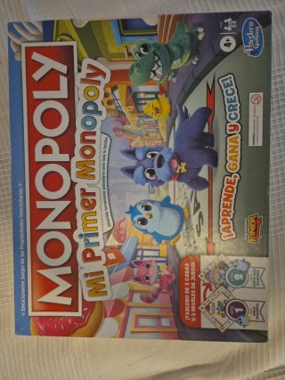 Monopoly Mi Primer Monopoly Hasbro Gaming 4+
