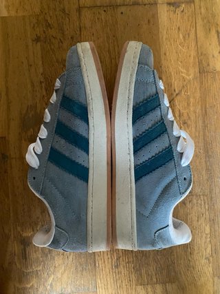 Zapatillas Adidas grises y azules