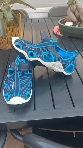 Sandalias Geox Azules