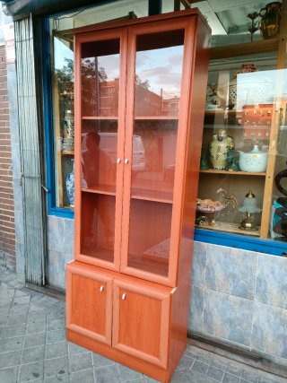 Vitrina de Salón con Puertas de Cristal 640513971