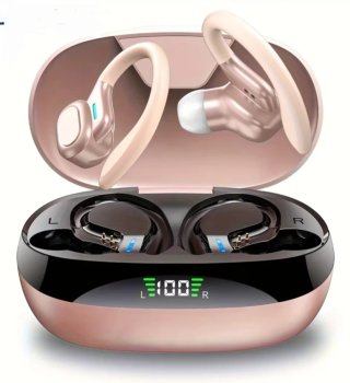 Auriculares Inalámbricos Deportivos Oro Rosa