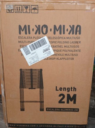 Escalera Telescópica Plegable 2Mts