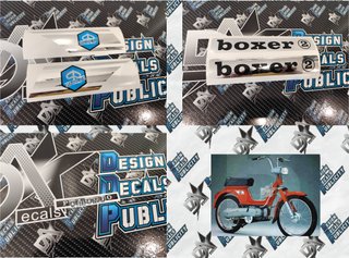 Decals Kit for 1975 Piaggio Boxer 2