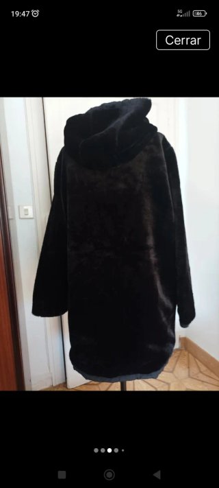 Abrigo reversible pelo sintético T.M