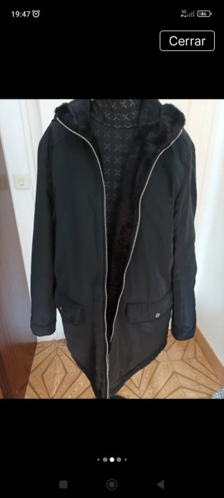 Abrigo reversible pelo sintético T.M