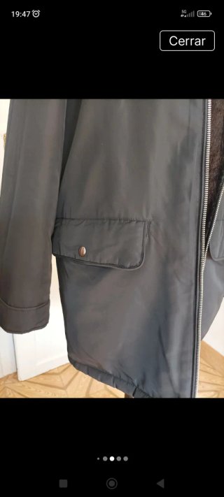 Abrigo reversible pelo sintético T.M