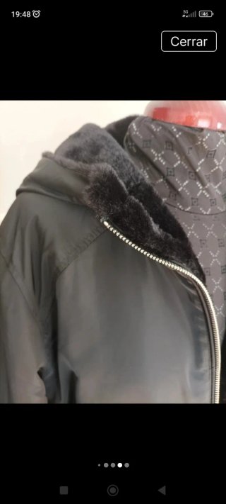 Abrigo reversible pelo sintético T.M