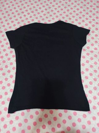 Camiseta Negra Mujer Girls Love Small Dogs