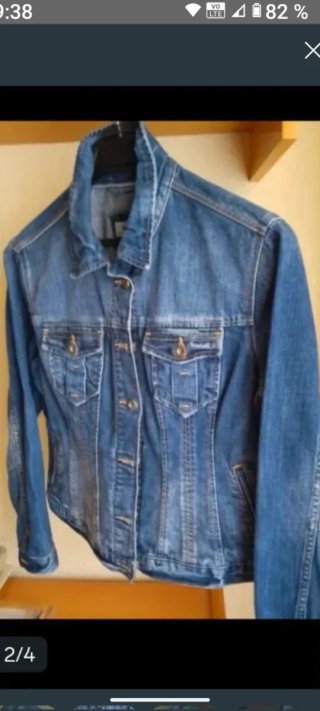 Cazadora vaquera Massimo Dutti azul