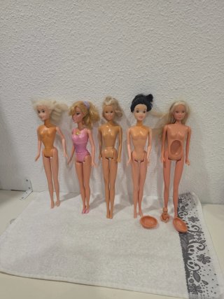 Lote 5 Muñecas Estilo Barbie