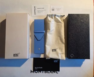 Estuche Montblanc per 2 penne Blu, 200€