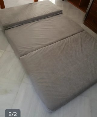 Colchoneta Plegable Gris