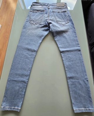 Pantalón Vaquero Zara Azul Talla 42 Hombre