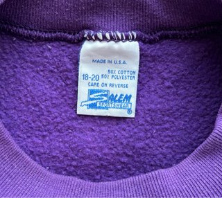 Sudadera crop Minnesota Vikings NFL vintage morada